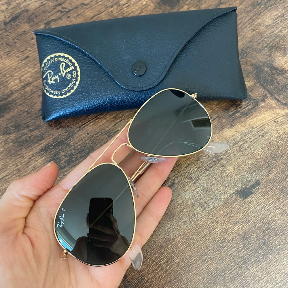 Ray-Ban Sunglasses Aviator Size 55mm Polarized